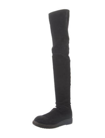 Rick Owens Suede Sock Boots