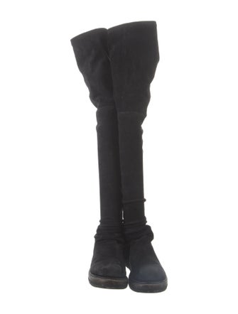 Rick Owens Suede Sock Boots