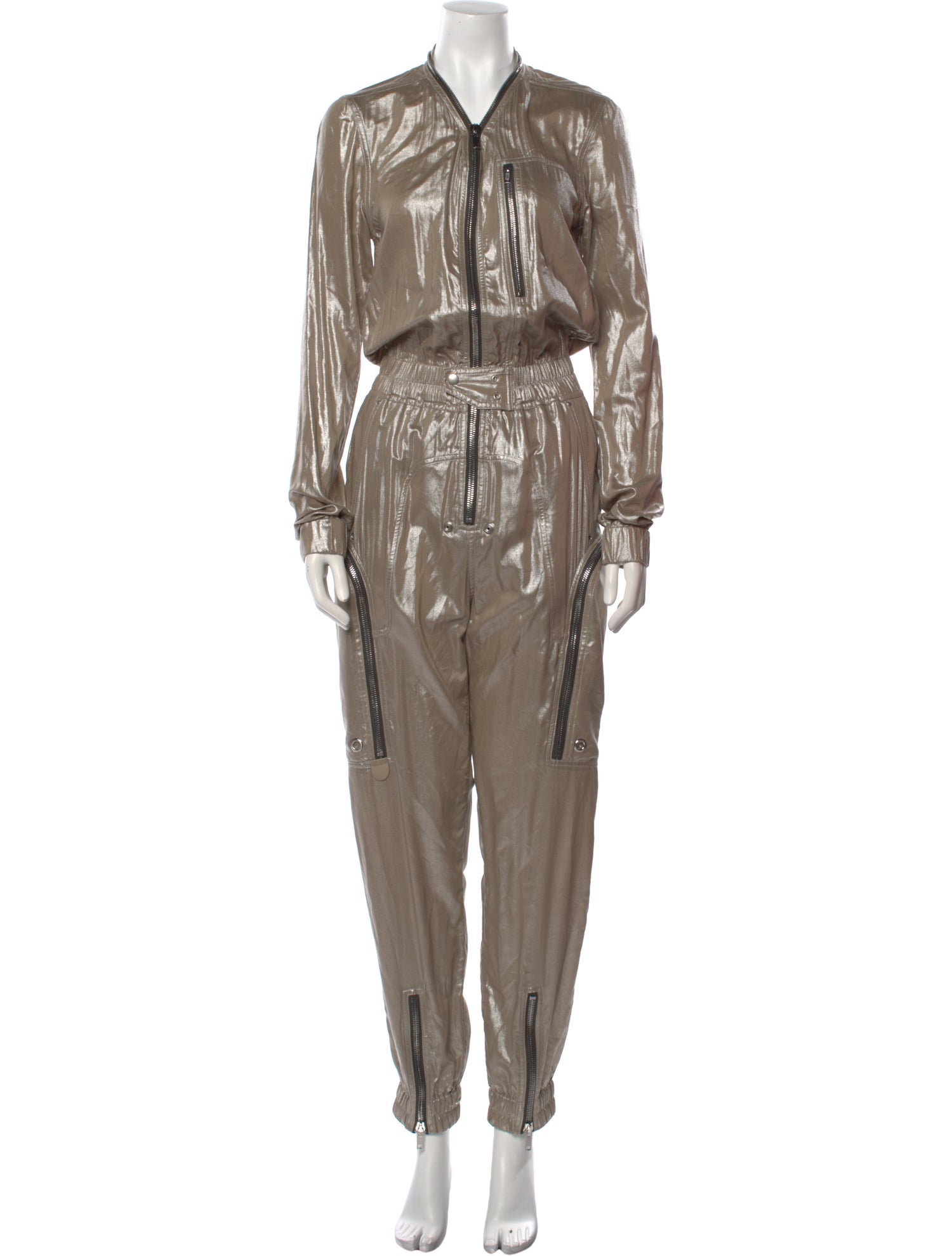 Rick Owens 2022 'Fogachine' Bauhaus Larry Flightsuit Jumpsuit