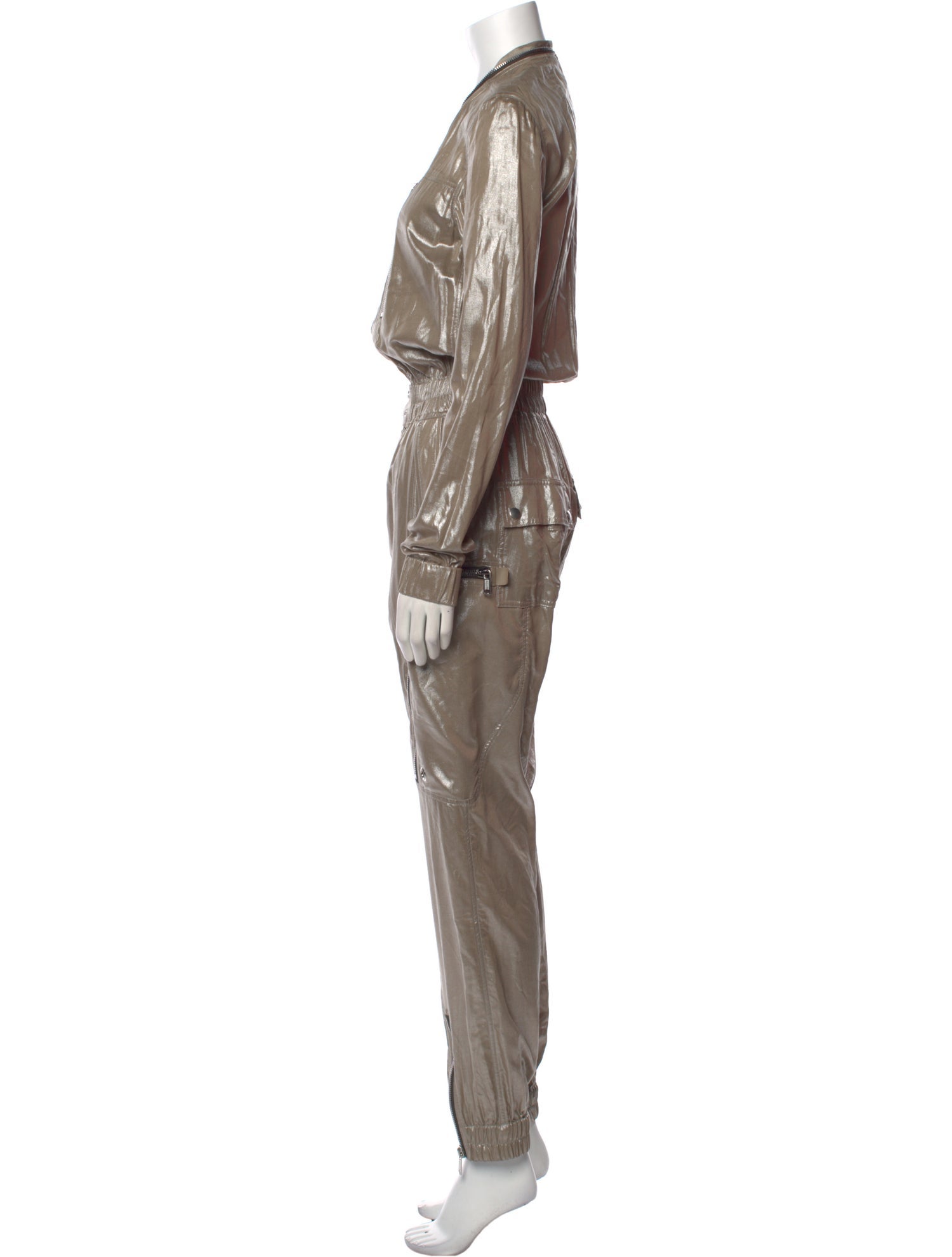 Rick Owens 2022 'Fogachine' Bauhaus Larry Flightsuit Jumpsuit