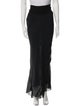 Rick Owens Silk Long Skirt