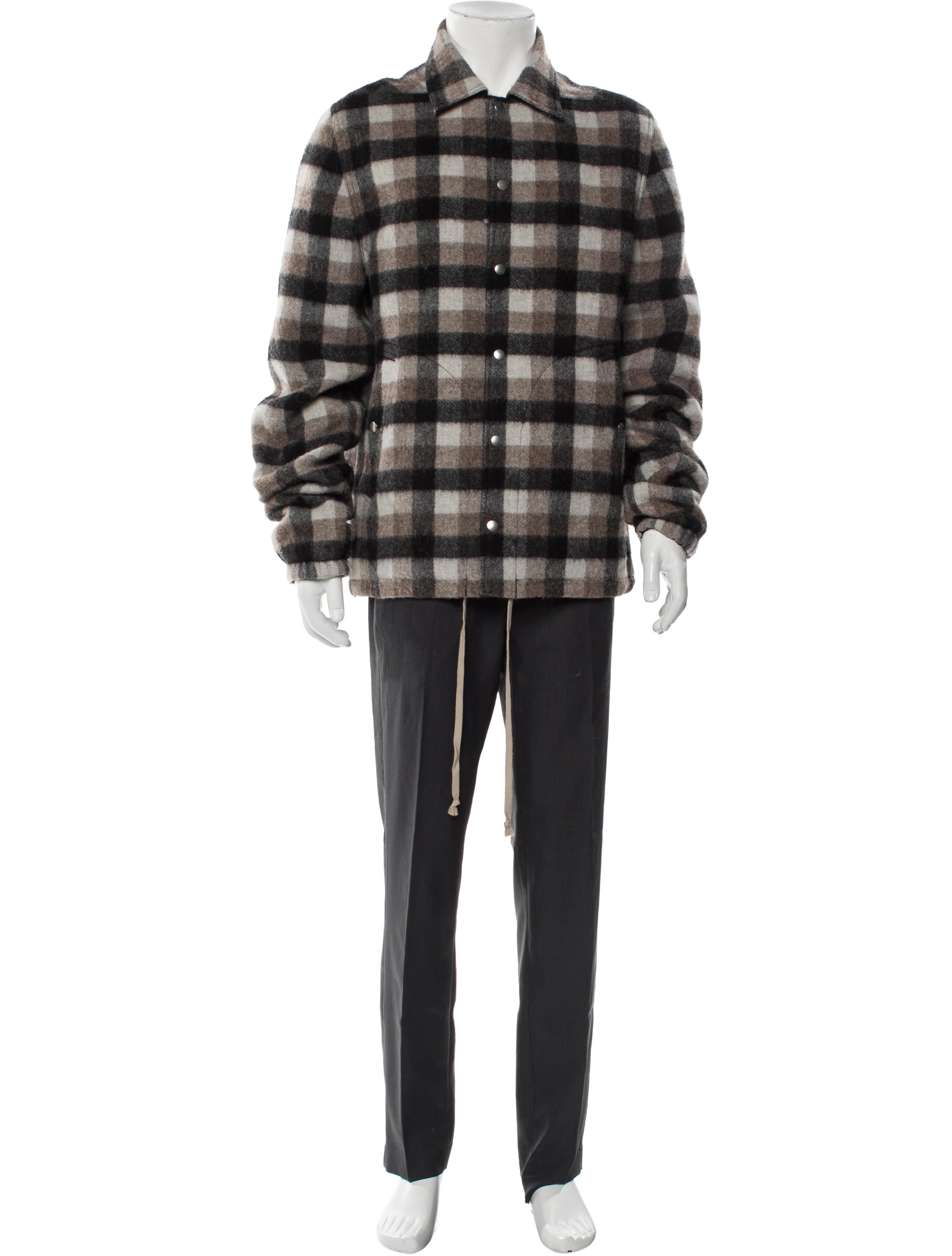 ジャケット・アウター Rick Owens 19FW LARRY OUTER SHIRTS Rick Owens 'Larry' Outershirt Jacket From the Fall/Winter
