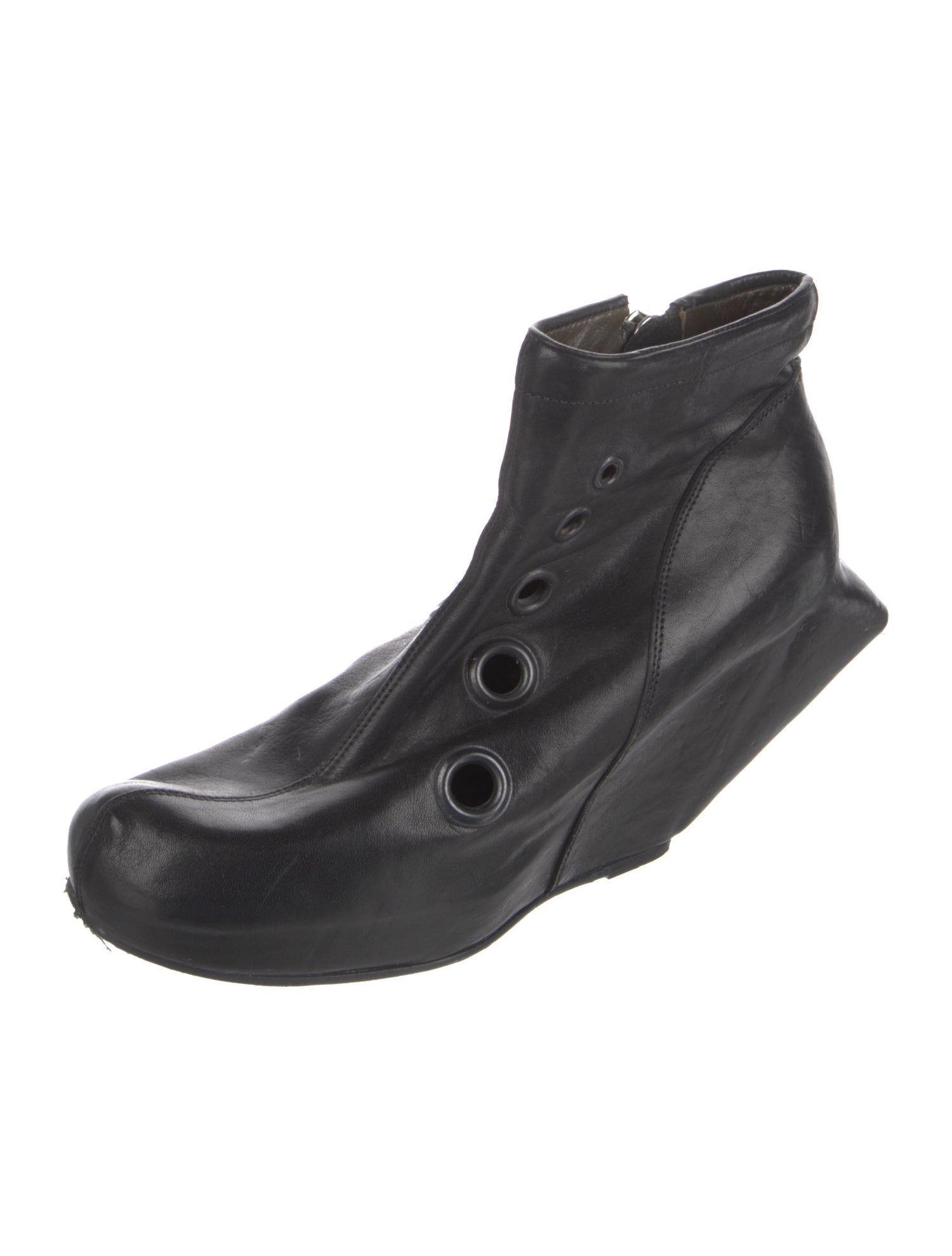 Rick Owens Leather Boots