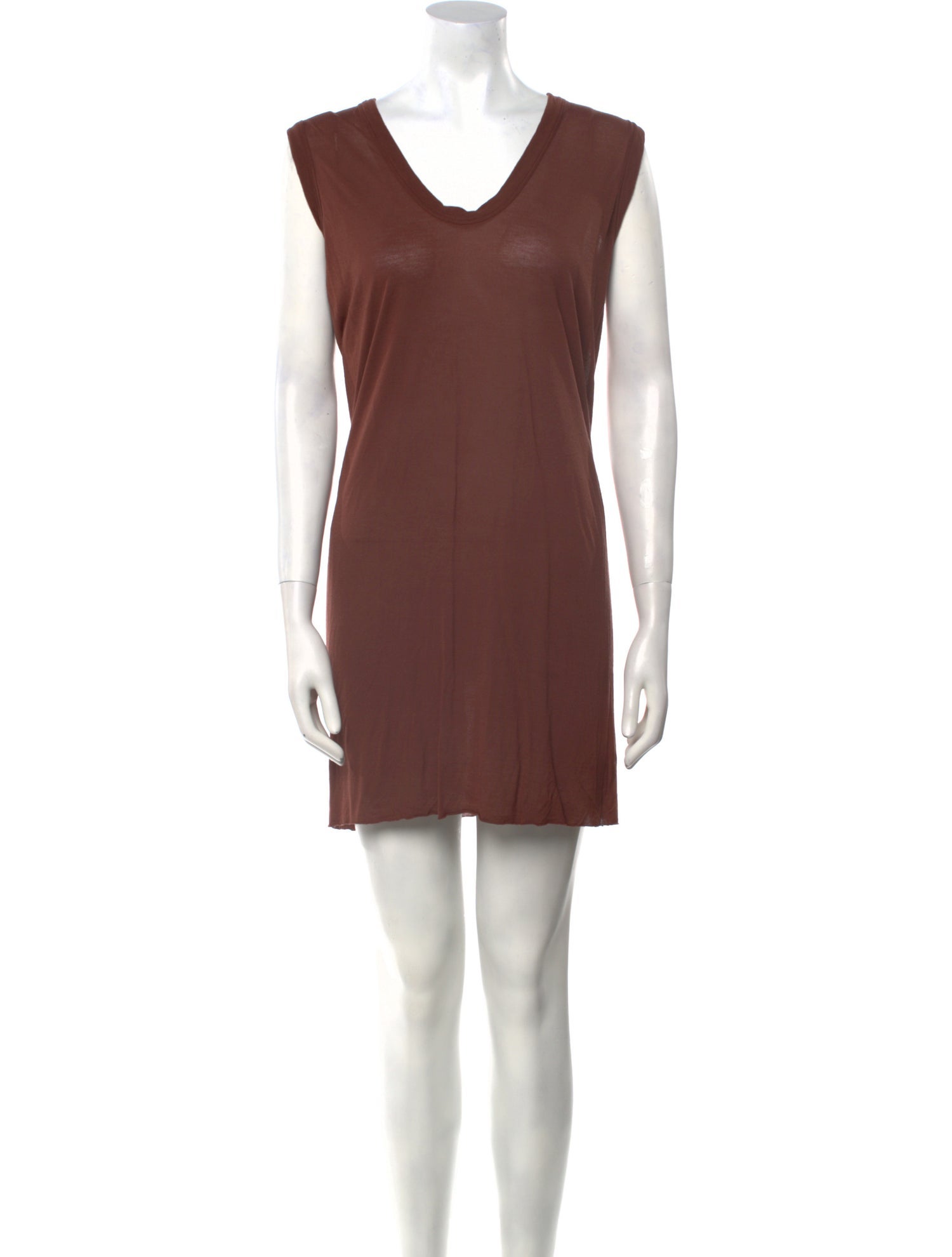 Rick Owens V-Neck Sleeveless Tunic