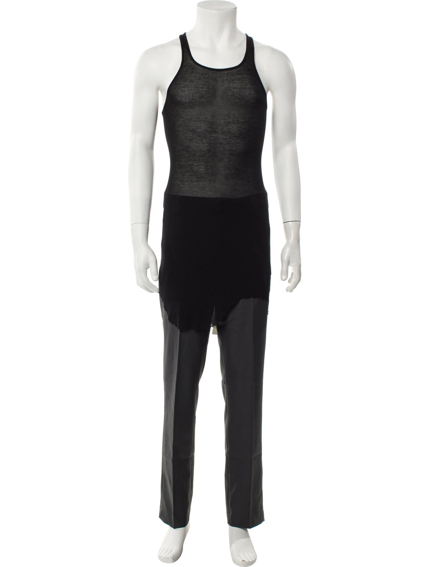 Rick Owens Scoop Neck Sleeveless T-Shirt w/ Tags