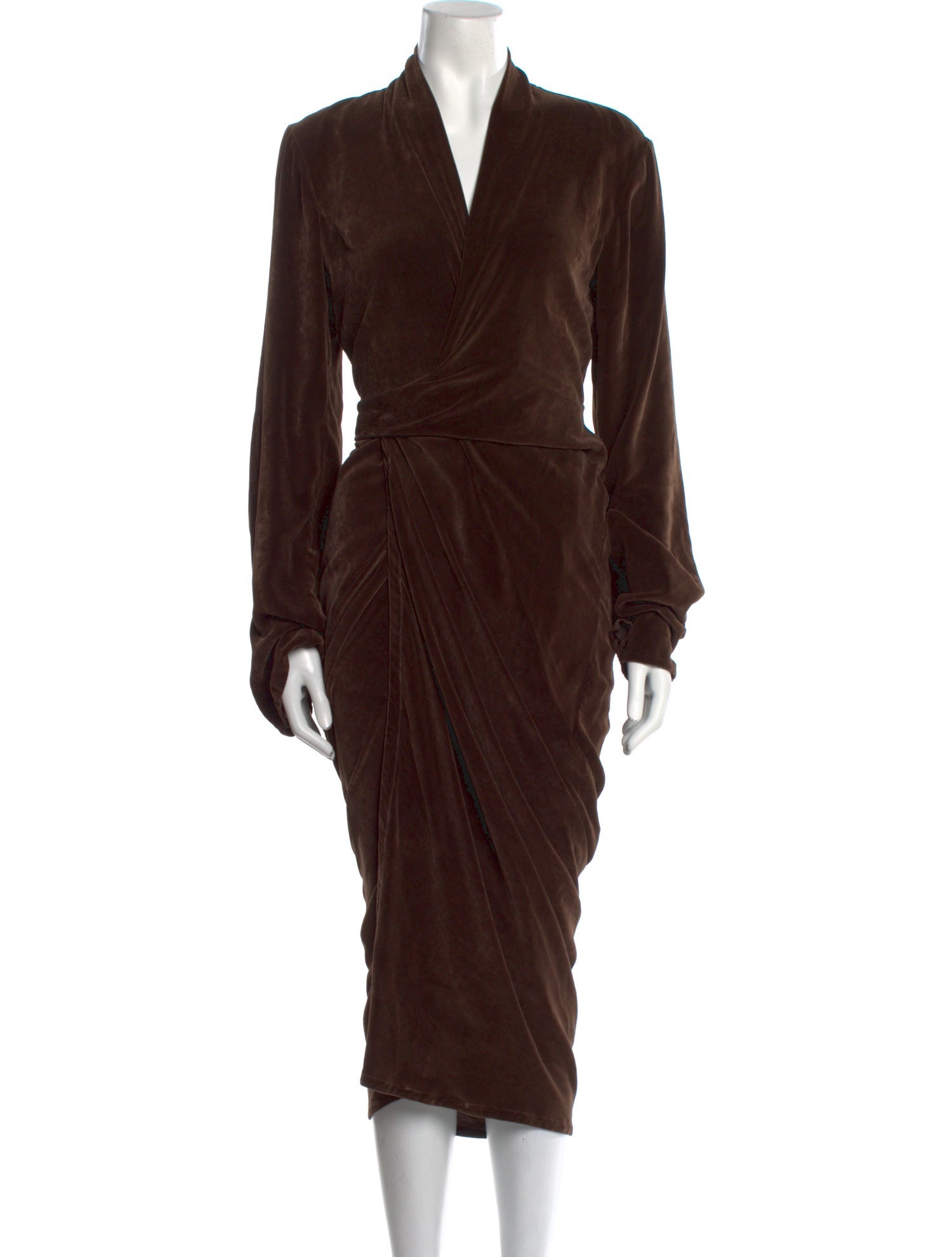 Rick Owens Velvet Long Dress