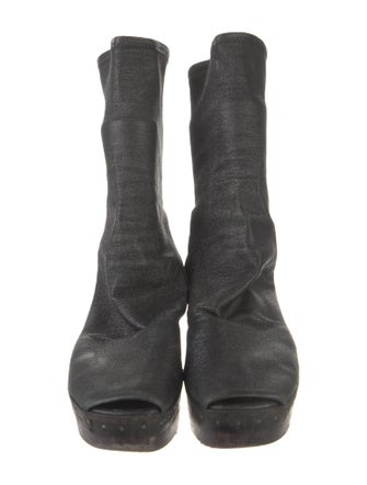 Rick Owens Leather Sock Boots