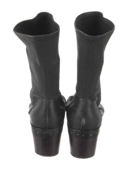 Rick Owens Leather Sock Boots