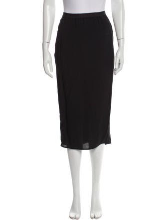 Rick Owens Ruffle Embellishment Midi Length Skirt