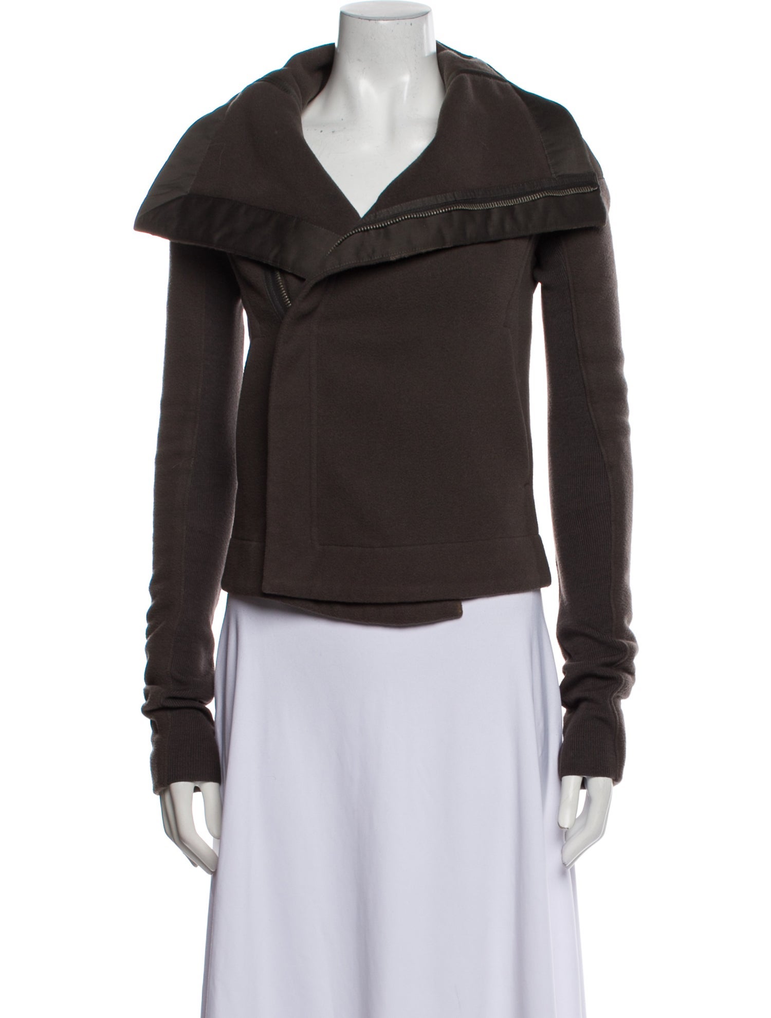 Rick Owens Virgin Wool Biker Jacket