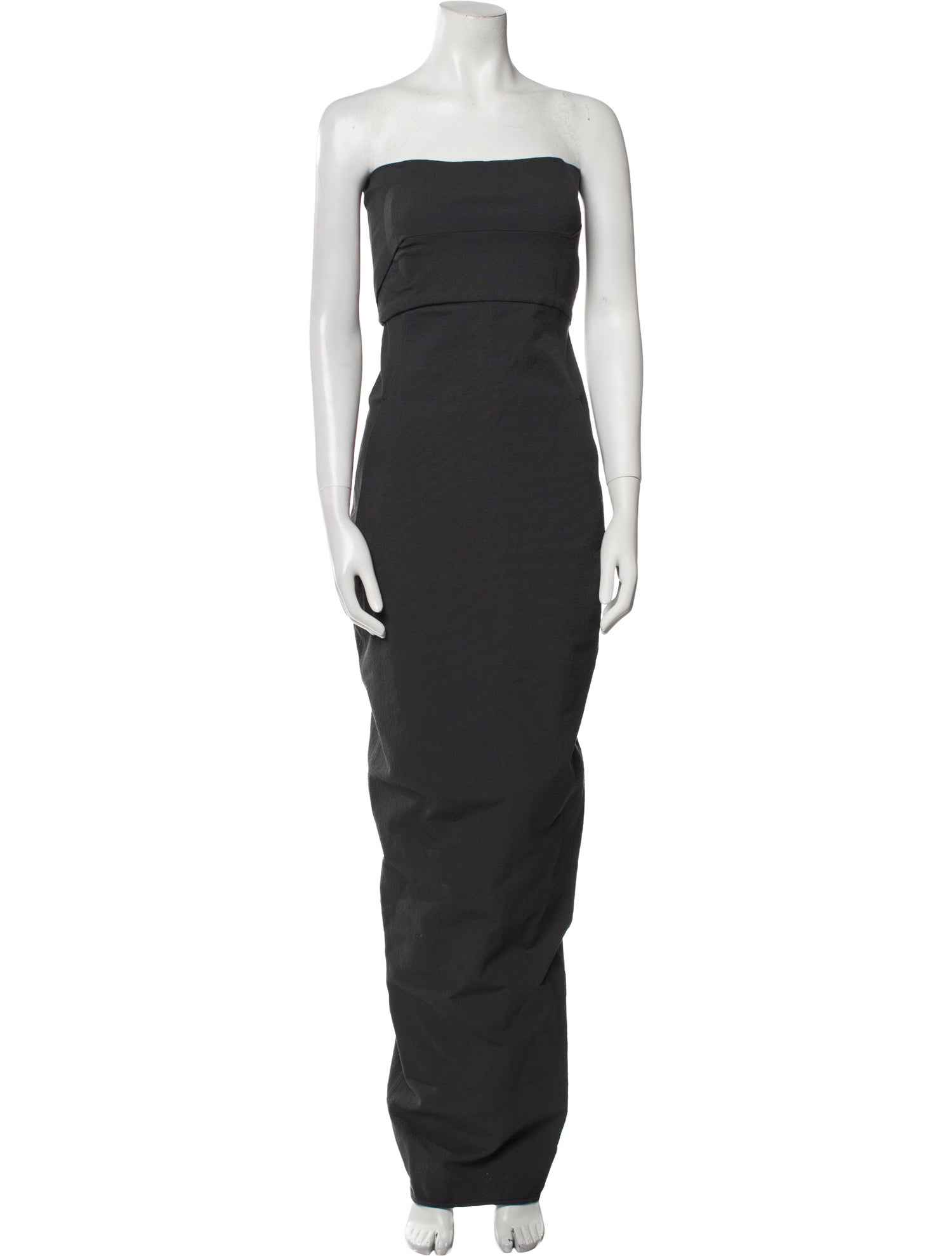 Rick Owens Strapless Long Dress