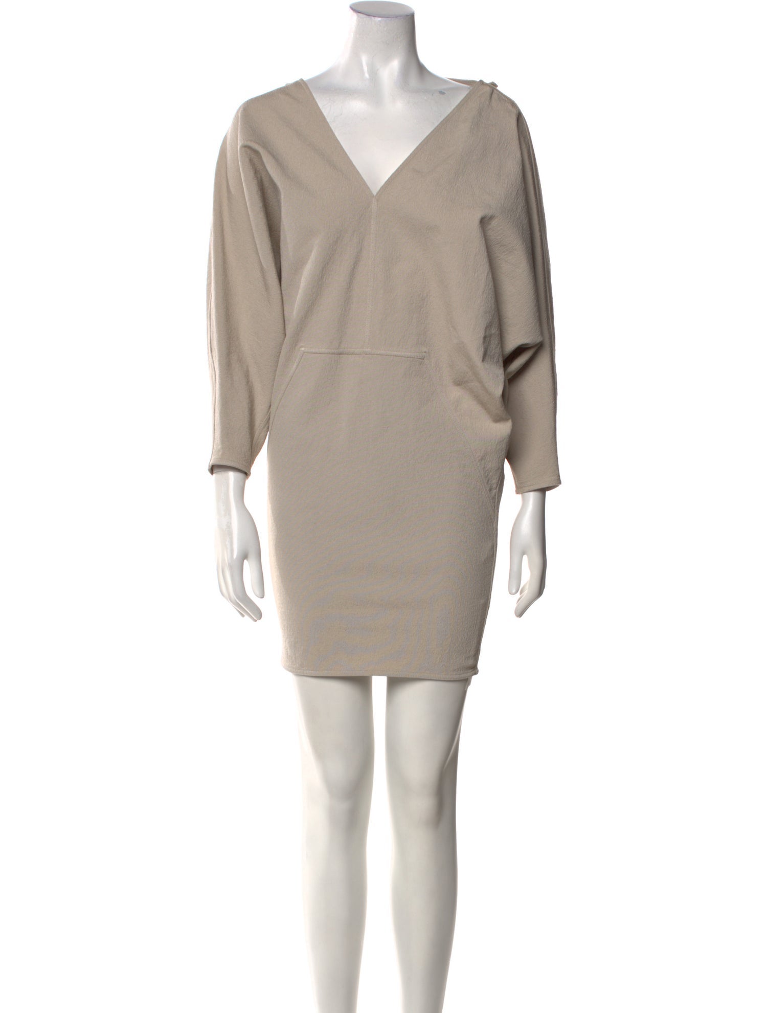 Rick Owens V-Neck Mini Dress