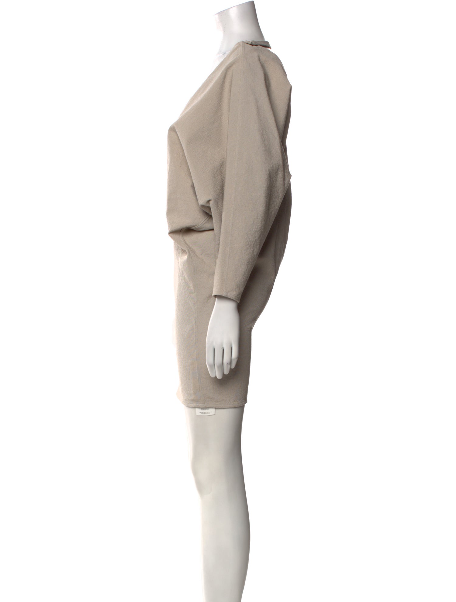 Rick Owens V-Neck Mini Dress