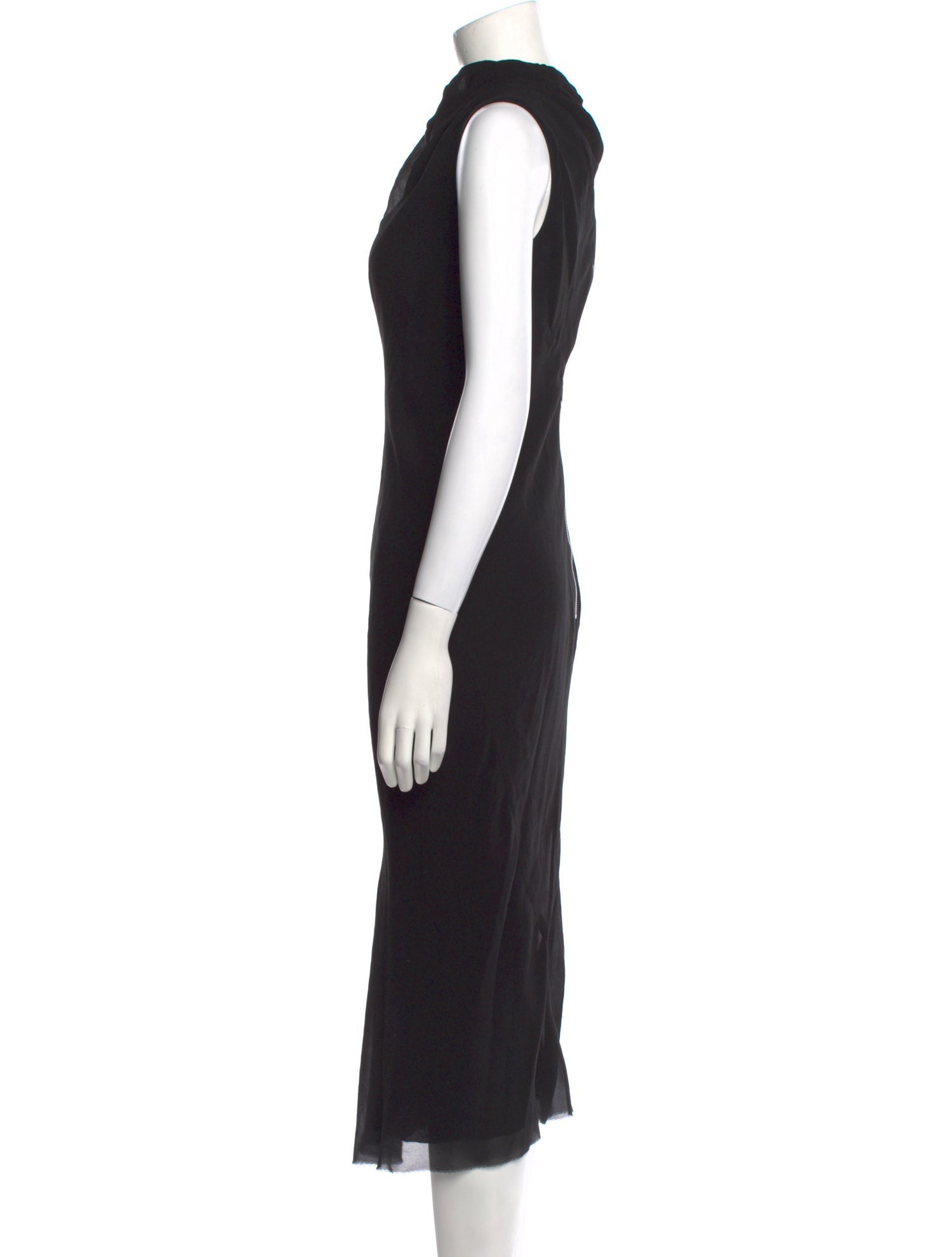 Rick Owens Silk Long Dress