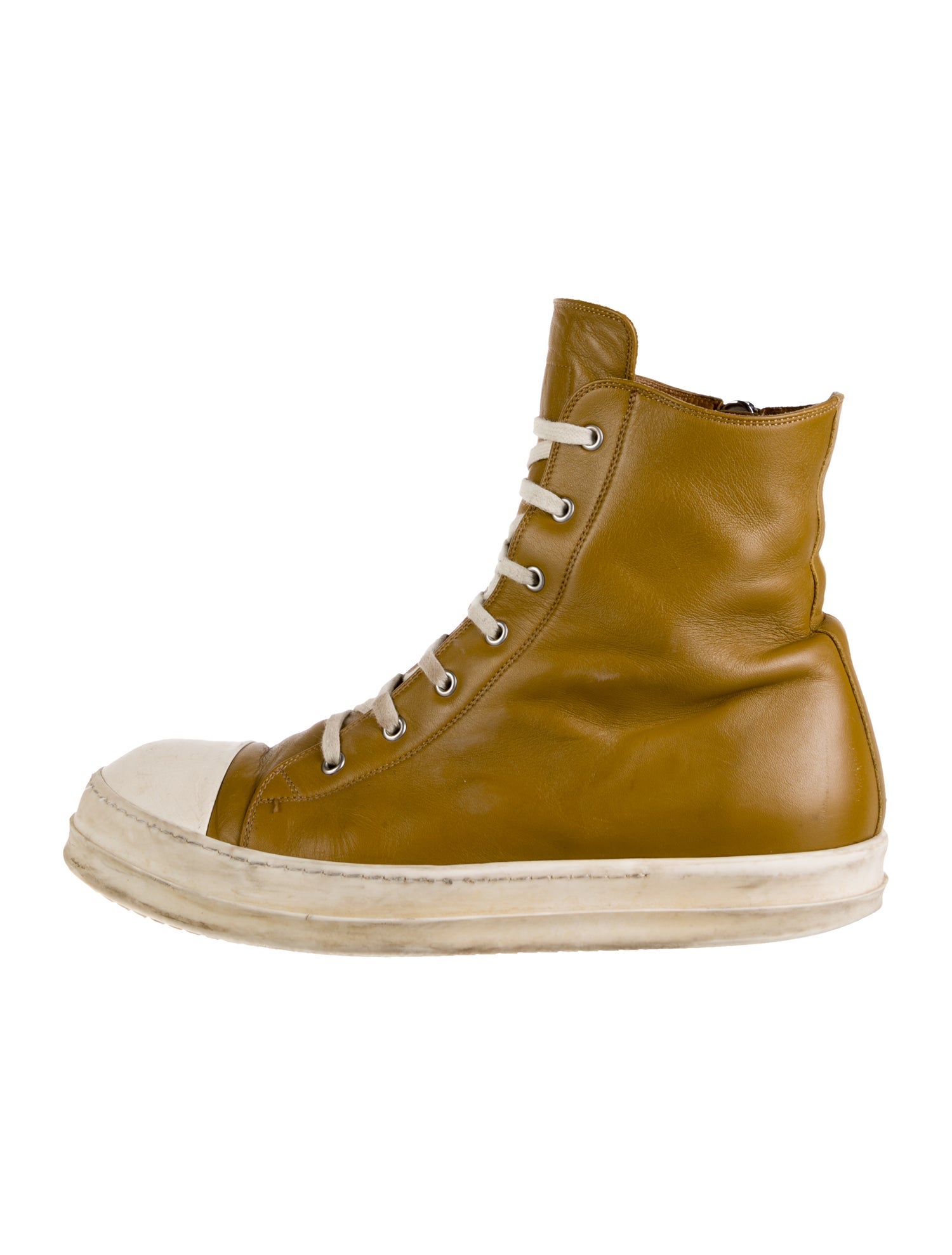 Rick Owens Leather Sneakers