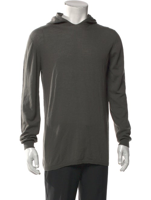 Rick Owens Virgin Wool Turtleneck Polo Sweater