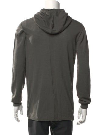 Rick Owens Virgin Wool Turtleneck Polo Sweater