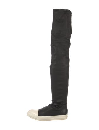 Rick Owens Leather Sock Boots