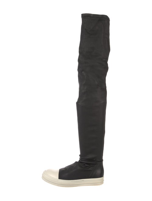 Rick Owens Leather Sock Boots