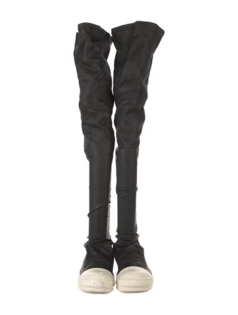 Rick Owens Leather Sock Boots