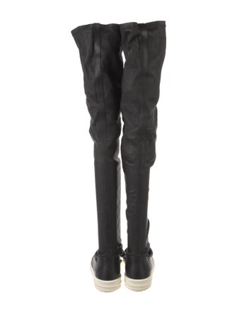 Rick Owens Leather Sock Boots