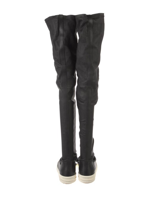 Rick Owens Leather Sock Boots