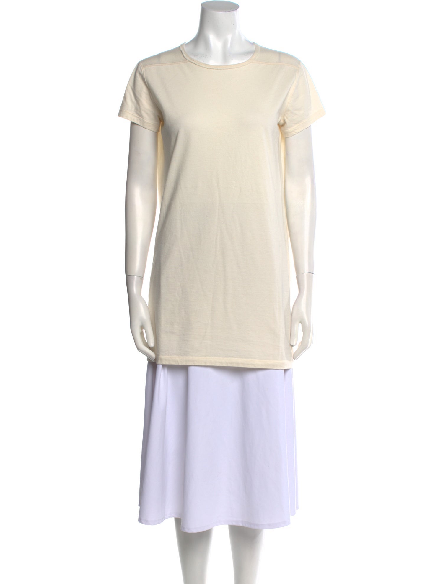 Rick Owens Crew Neck Short Sleeve Tunic