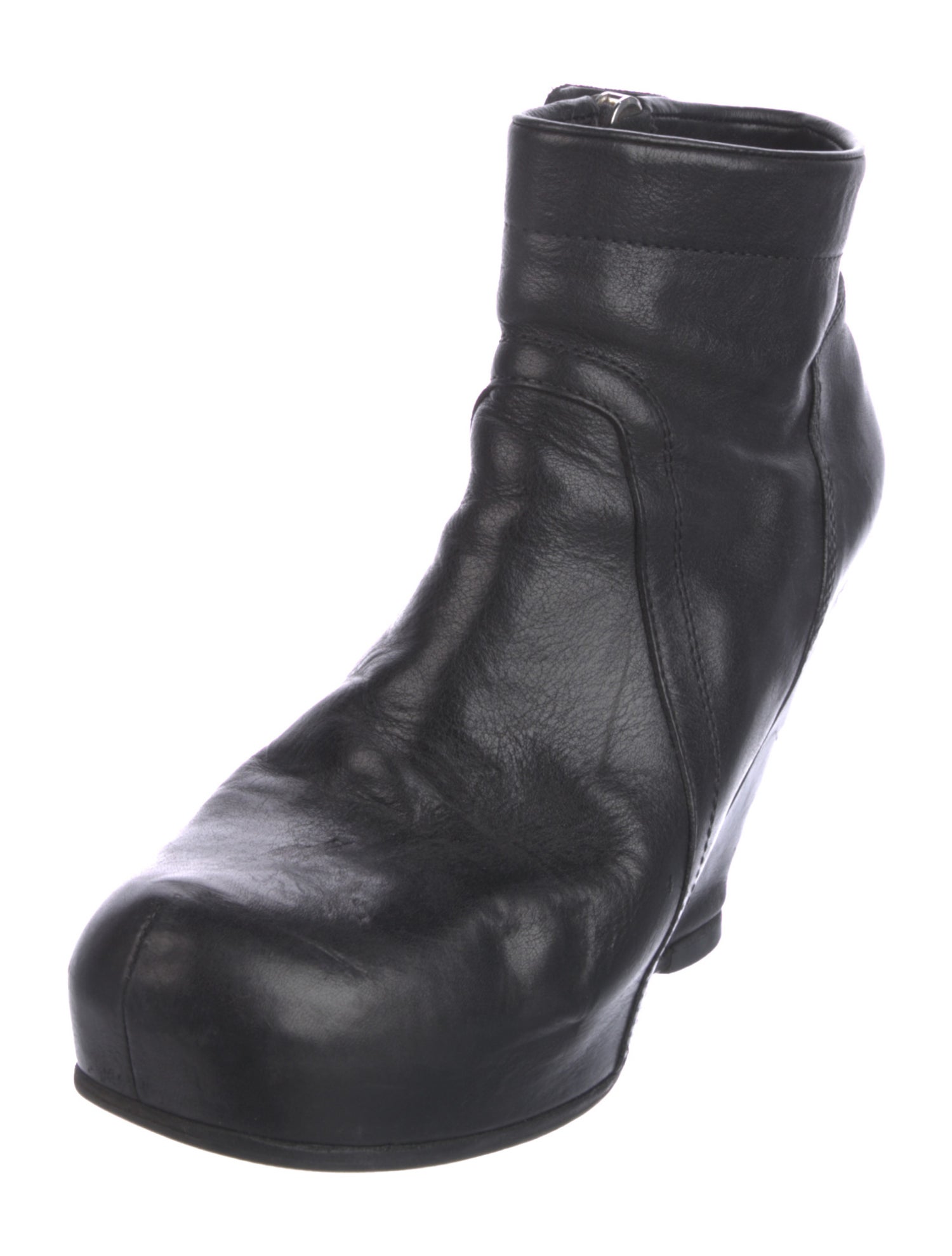 Rick Owens Leather Boots