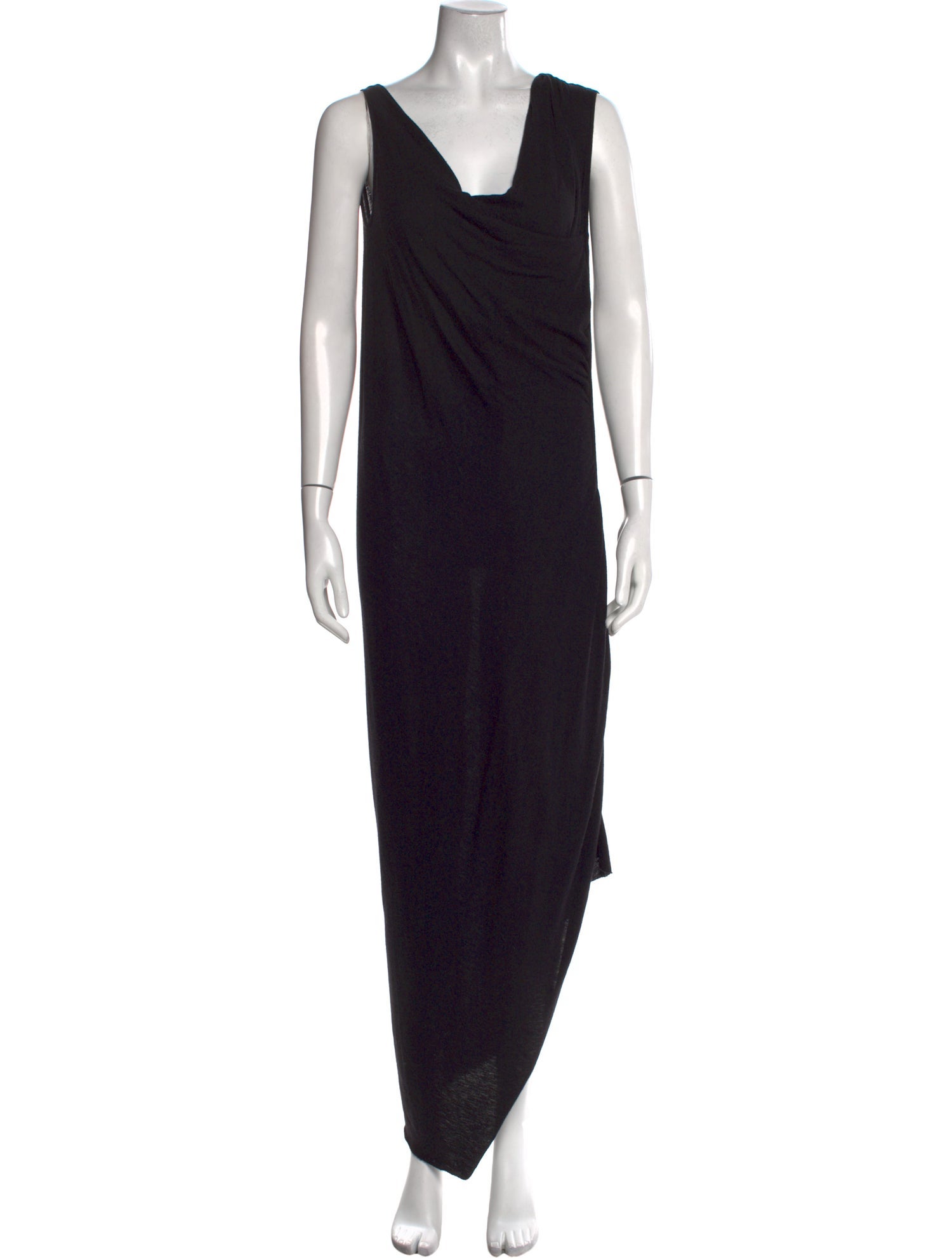 Rick Owens Cowl Neck Long Dress