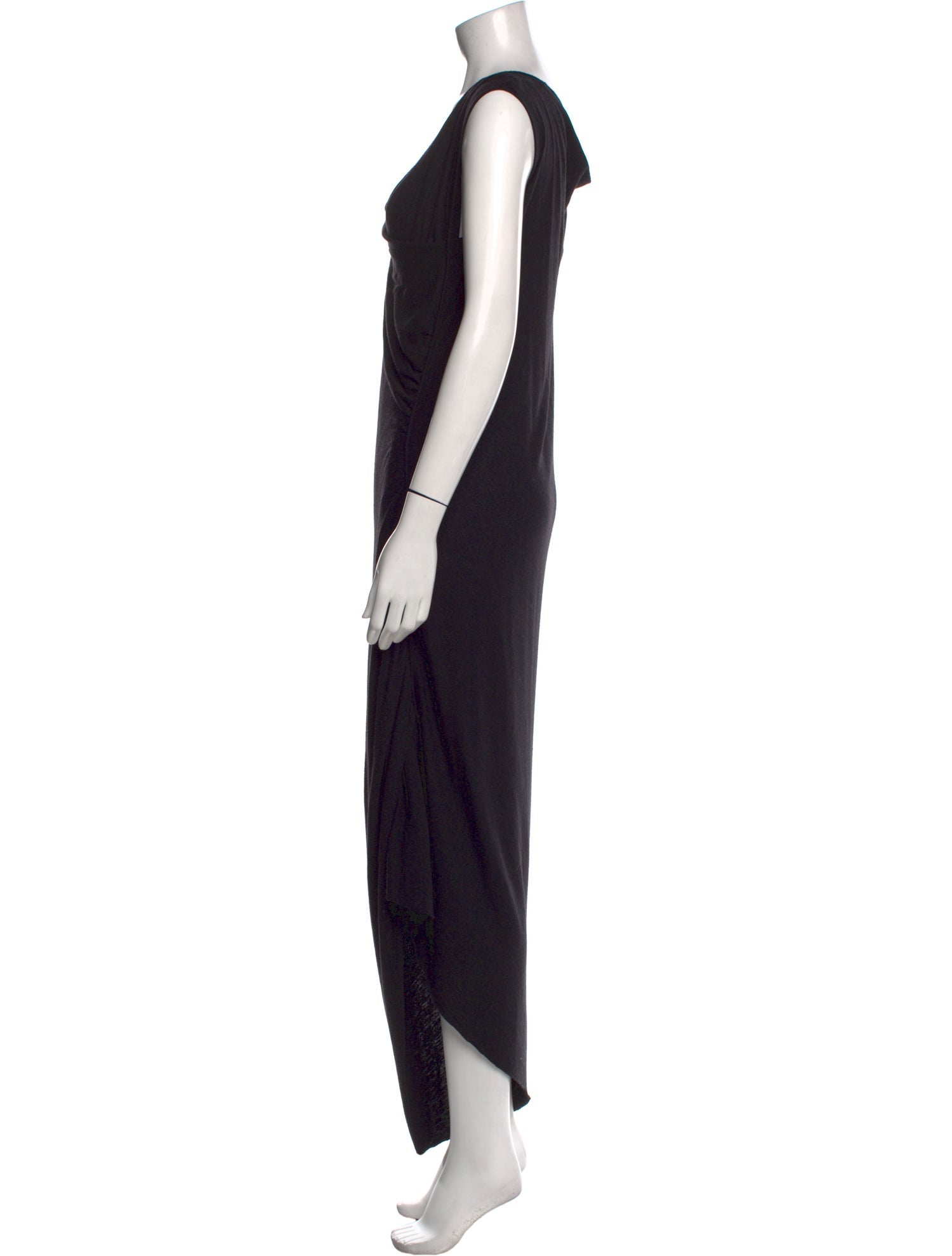 Rick Owens Cowl Neck Long Dress