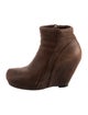 Rick Owens Suede Boots