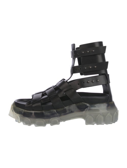 Rick Owens Leather Gladiator Sandals