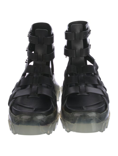 Rick Owens Leather Gladiator Sandals