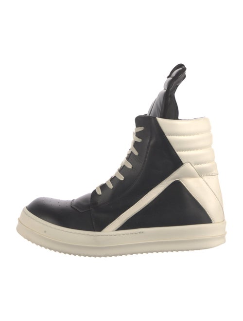 Rick Owens Leather Lace-Up Boots