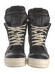 Rick Owens Leather Lace-Up Boots