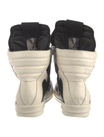 Rick Owens Leather Lace-Up Boots