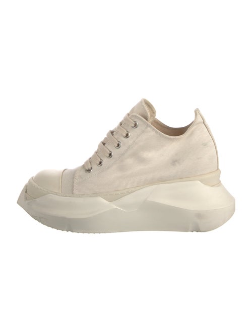 Rick Owens Canvas Wedge Sneakers