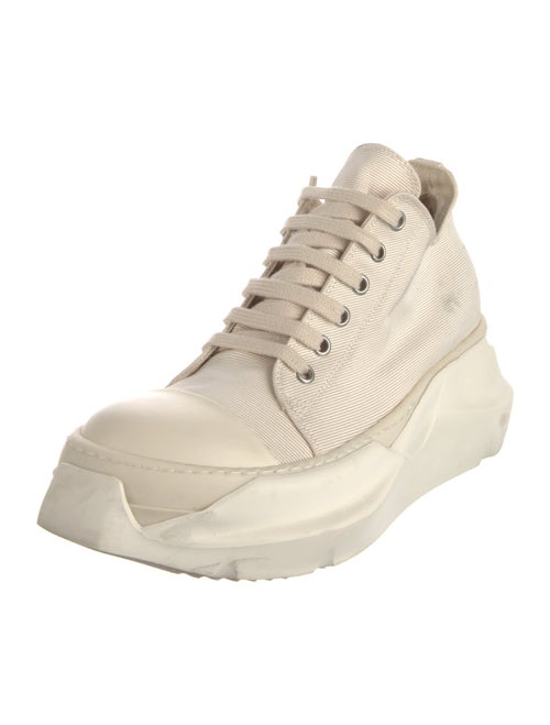 Rick Owens Canvas Wedge Sneakers
