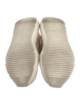 Rick Owens Canvas Wedge Sneakers