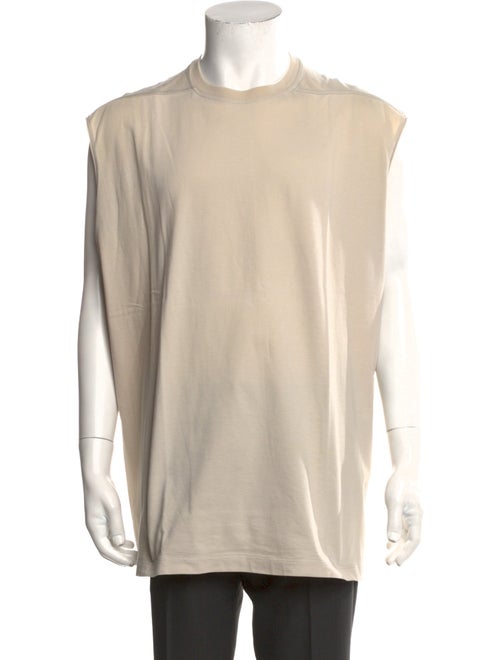 Rick Owens Crew Neck Sleeveless T-Shirt