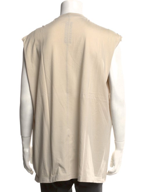 Rick Owens Crew Neck Sleeveless T-Shirt