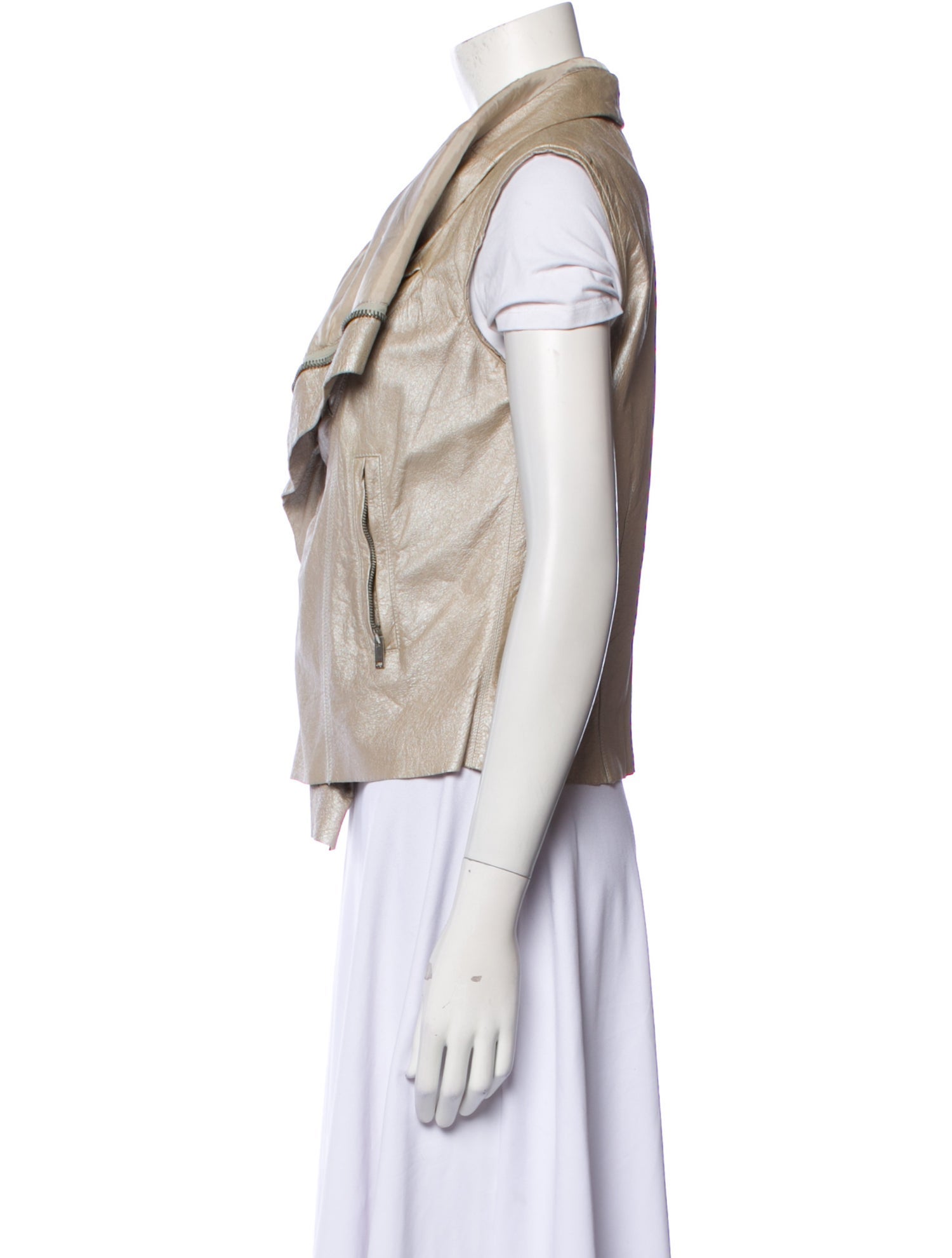 Rick Owens Lamb Leather Vest