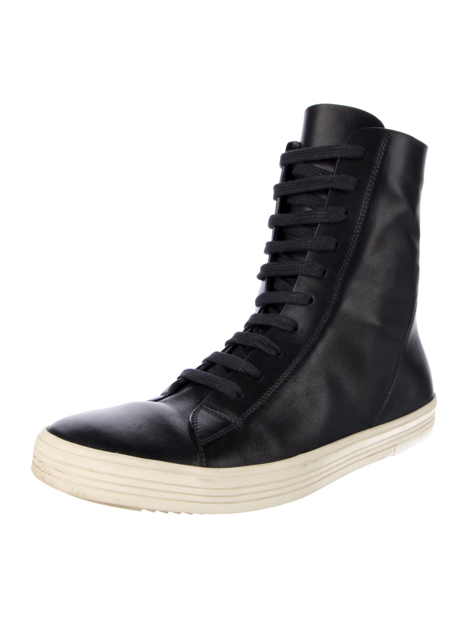 Rick Owens Leather Sneakers
