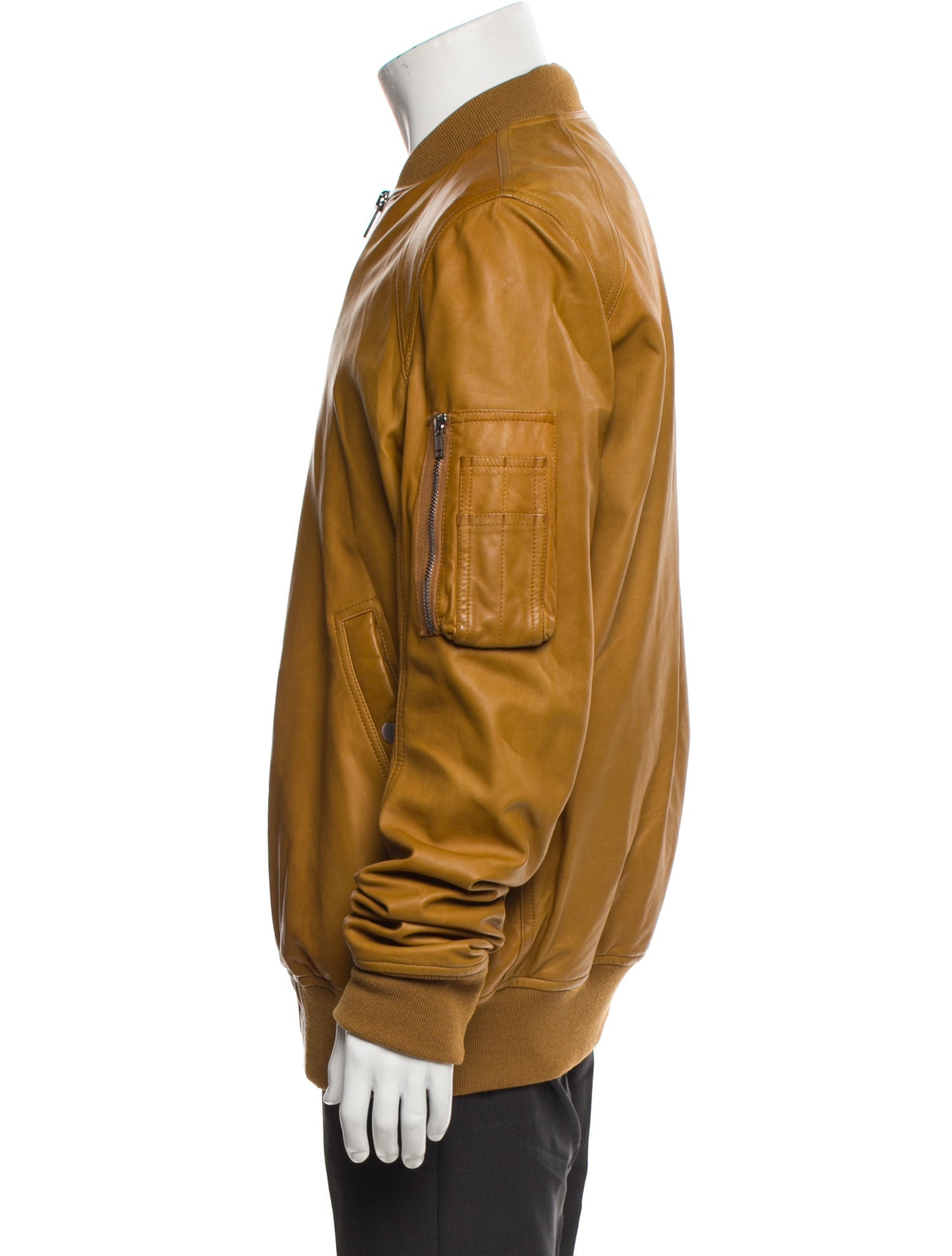 Rick Owens Pirarucu Moto Jacket - Black Outerwear, Clothing