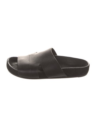 Rick Owens Leather Slides