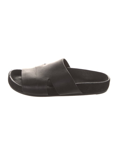 Rick Owens Leather Slides