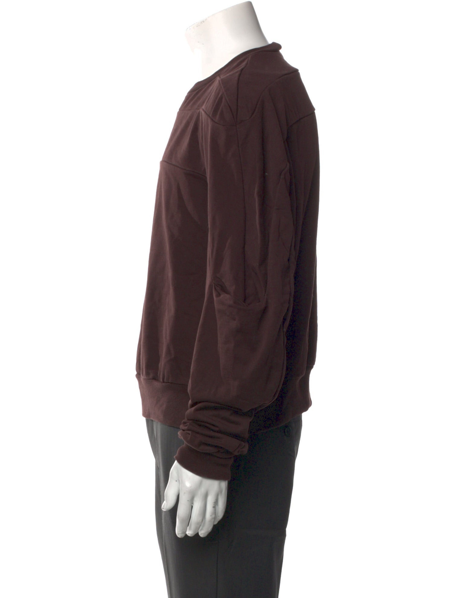 Rick Owens Crew Neck Long Sleeve Sweatshirt