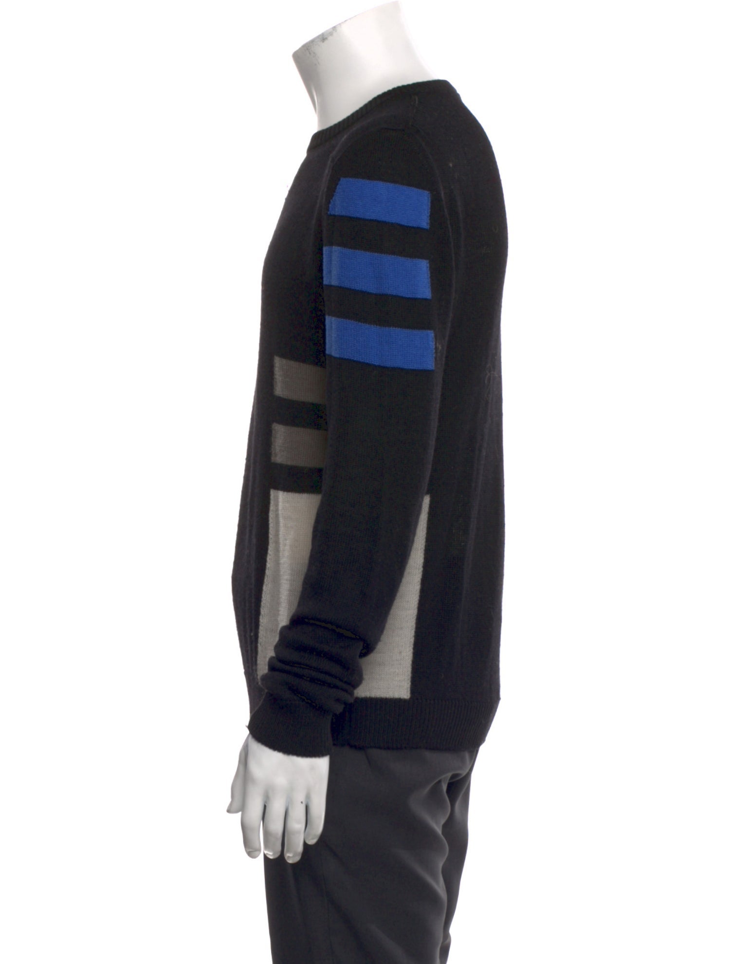 Rick Owens Wool Striped Pullover