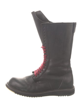 Rick Owens Leather Boots