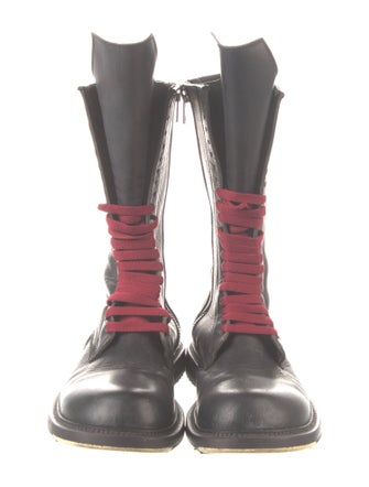 Rick Owens Leather Boots